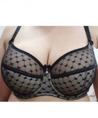 Бюстгальтер Finikin 5097E чёрно-пудровый