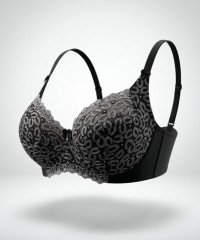 Бюстгальтер Finikin 5128D чёрно-розовый