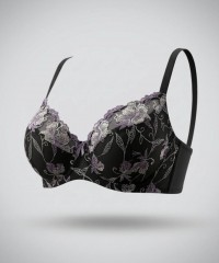 Бюстгальтер Diorella 34934C чёрно-сиреневый