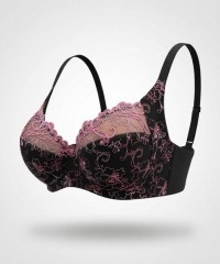 Бюстгальтер Diorella 34913D чёрно-розовый