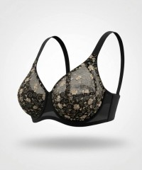 Бюстгальтер Acousma U6145DH чёрно-золотой