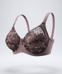 Бюстгальтер Acousma U6145DH чёрно-фламинго