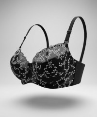 Бюстгальтер Finikin 7018D чёрно-белый