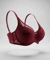Бюстгальтер Acousma A6404-2FH бордовый